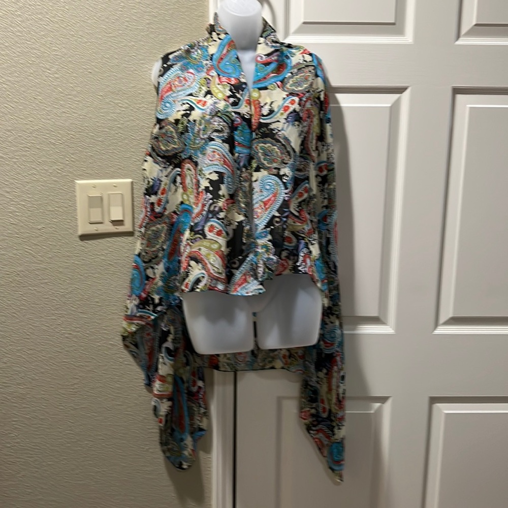 Very cute scarf type sleeveless kimono